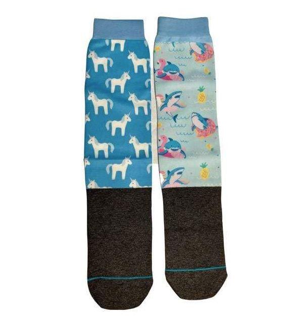 Ice Ice Unicorn & Party Shark Youth Socks