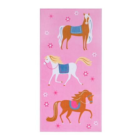 Horses 100% Cotton Beach Towel