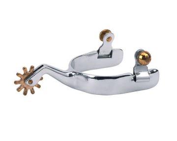 Men's Cutting Spurs with Plain Band