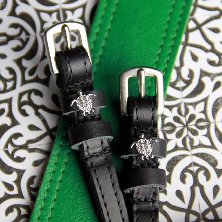 Sea Turtle Silver Spur Strap