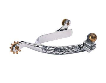 Ladies' Roping Spur with Engraved Band