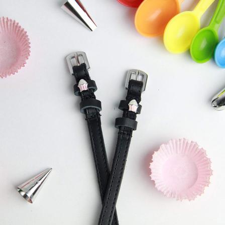 Youth Pink Cupcakes Spur Straps