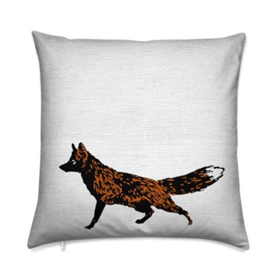  Fox Throw Pillow
