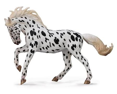 Black Leopard Knabstrupper Mare Miniature