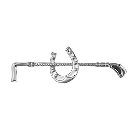 Exselle Horseshoe with Crop Stock Pin