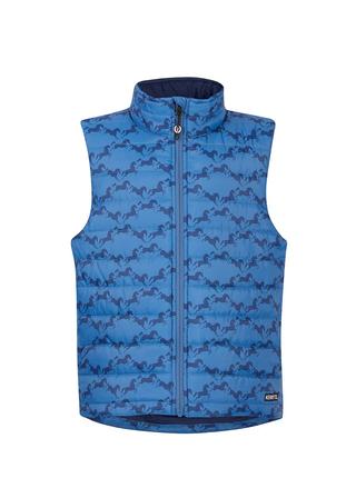 Kids Horse Crazy Quilted Vest HARBOR_DIAMOND