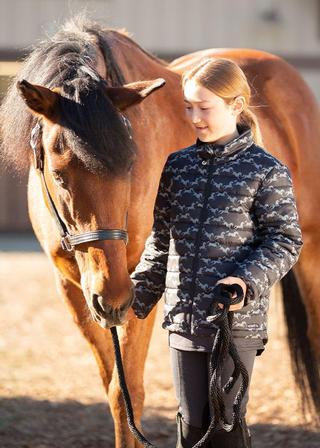 Kids Horse Crazy Quilted Jacket