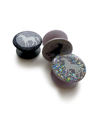 Glitter Horse Phone Grip