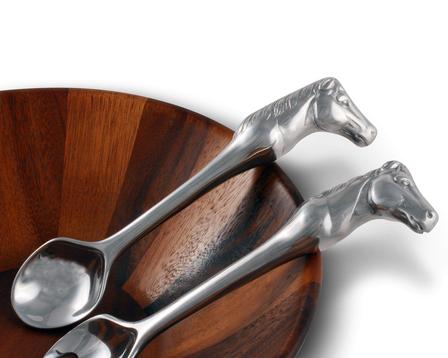 HORSE FIGURAL SERVING SET-SET OF 2