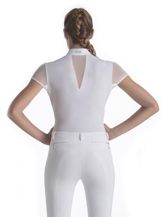 Competition Show Shirt | Rita - Short Sleeve WHITE