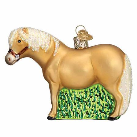 Glass Pony Ornament