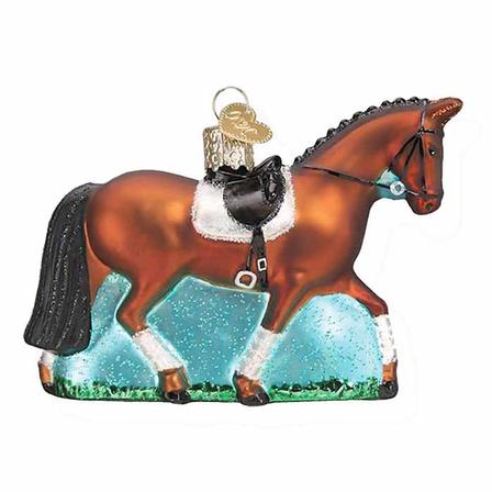 Glass Ornament - Dressage Horse