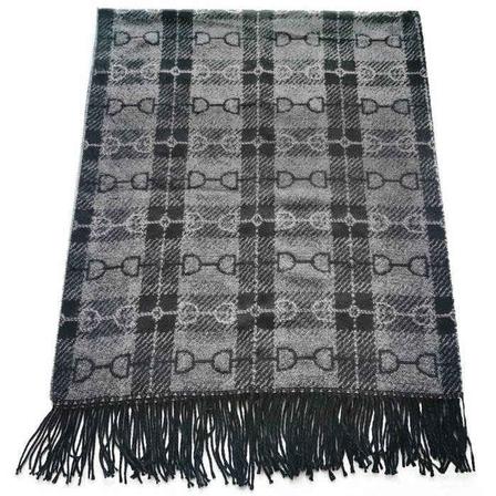 Snaffle Bits Plaid Scarf