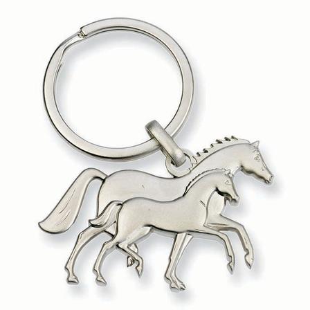3D Mare and Foal Keychain