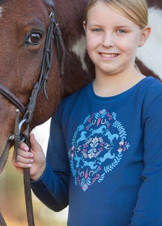 Kids Horsing Around Base Layer