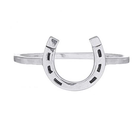 Sterling Silver Horseshoe Ring