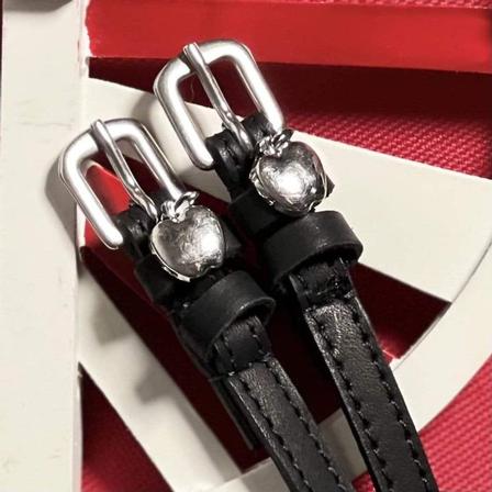 Silver Apple Spur Straps