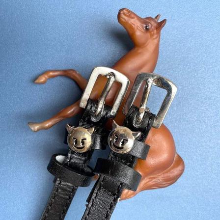 Devil Emoji Spur Straps