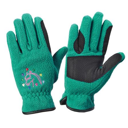 Horse N Heart Fleece Gloves - Child