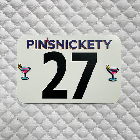 Number Pins MARTINI