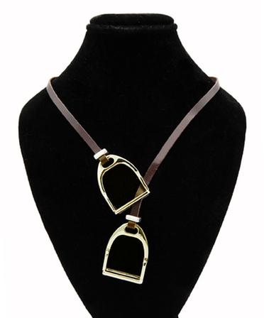 Sally Grande Stirrup Necklace