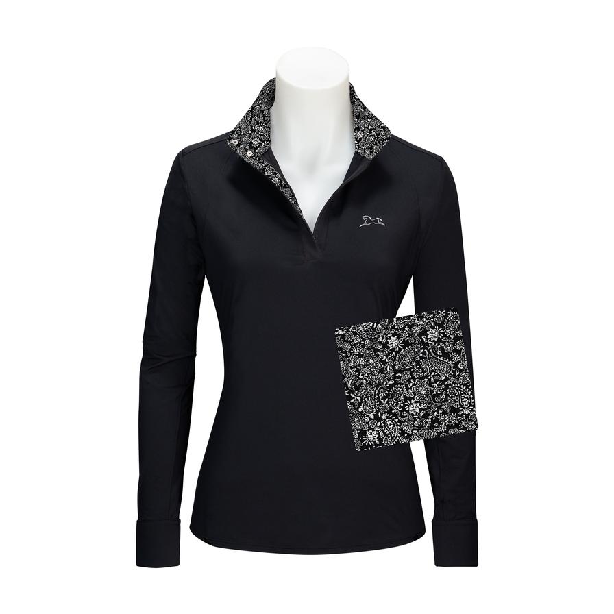 Maddie 37.5 Show Shirt - Caviar