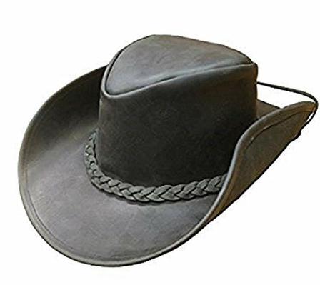 Denali Leather Hat BLACK