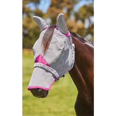 Comfitec Deluxe Durable Mesh Mask with Ears and Nose GREY/PURPLE