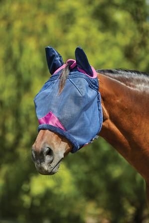 Comfitec Deluxe Durable Mesh Mask with Ears NAVY/PURPLE