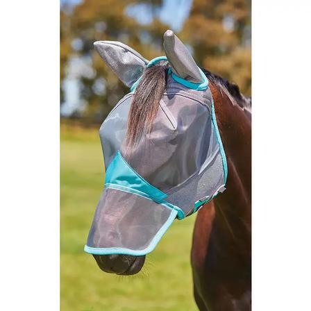 Comfitec Deluxe Fine Mesh Mask with Ears and Nose GREY/TURQUOISE