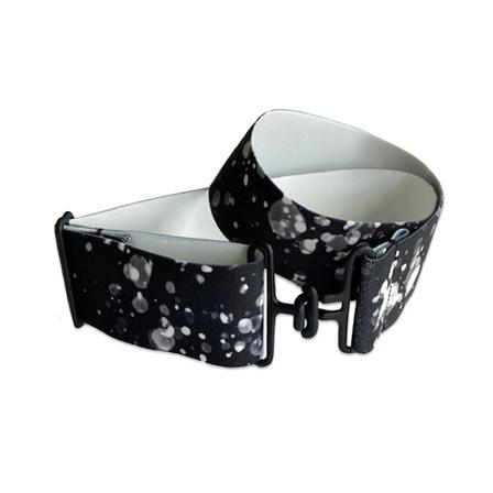 Black Splatter Elastic Belt