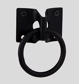 Black Cross Tie Ring