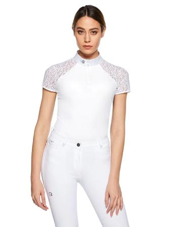 Florentine Short Sleeve Show Shirt WHITE