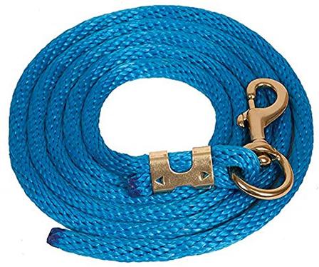 Poly Lead Rope with Bolt Snap BLUE