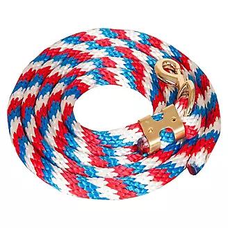 Poly Lead Rope with Bolt Snap RED/WHITE/BLUE