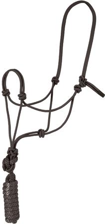 Mountain Rope Halter and Lead BLACK