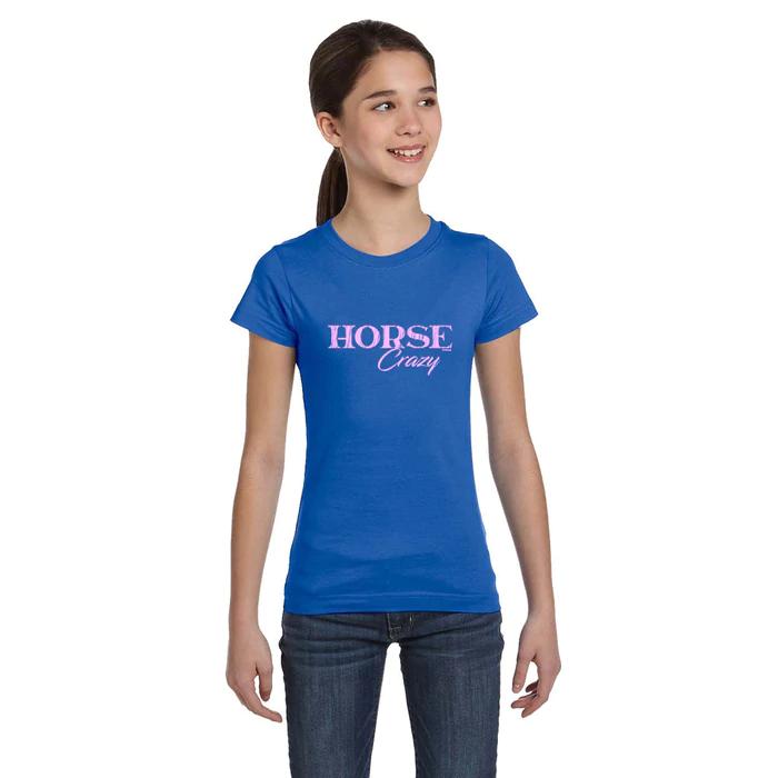 Girls Horse Crazy T- Shirt