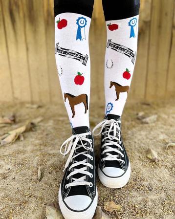 Dapple Bay Stickers Knit Boot Sock