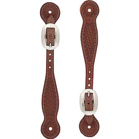 Basket Weave Spur Straps