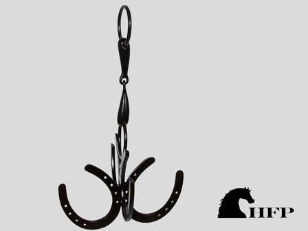 4 Horseshoe Hanging Cleaning Hook BLACK