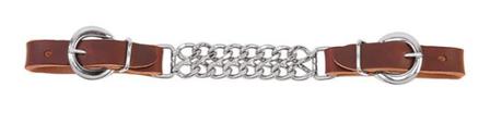 Double Flat Link, Nickle Plated Curb Chain