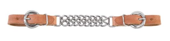  Double Flat Link, Nickle Plated Curb Chain