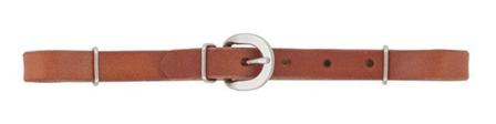 Straight Leather Curb Strap