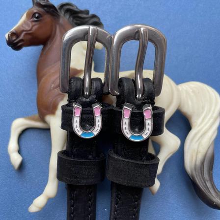 Horse Shoe Party Spur Straps