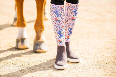 Secret Garden Pair & A Spare Boot Sock