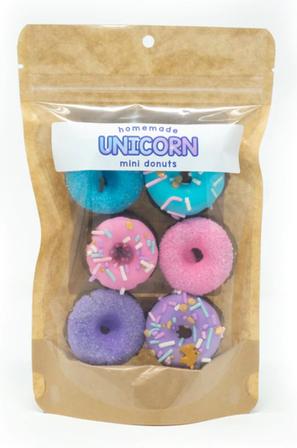 Handmade Mini Donut Treats UNICORN