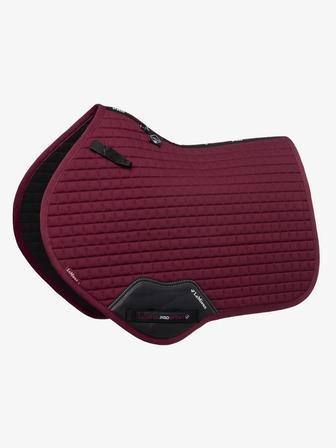 Cotton Close Contact Saddle Pad BURGUNDY