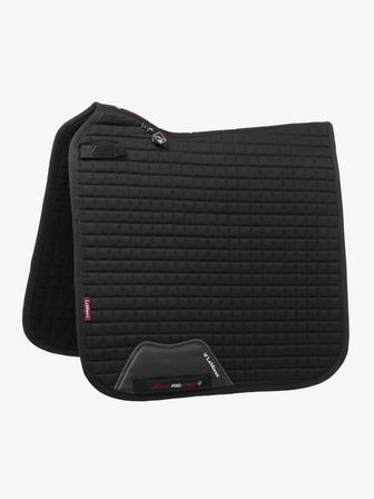 Cotton Dressage Square Pad BLACK