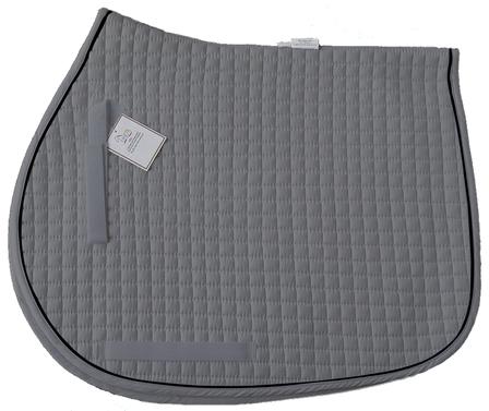 Cotton Quilted All Purpose Square Pad DRKGRAY/BLK