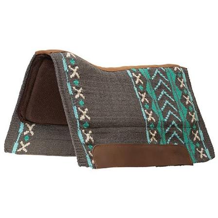 Synergy Wool Blend Saddle Pad CHARC/TURQ